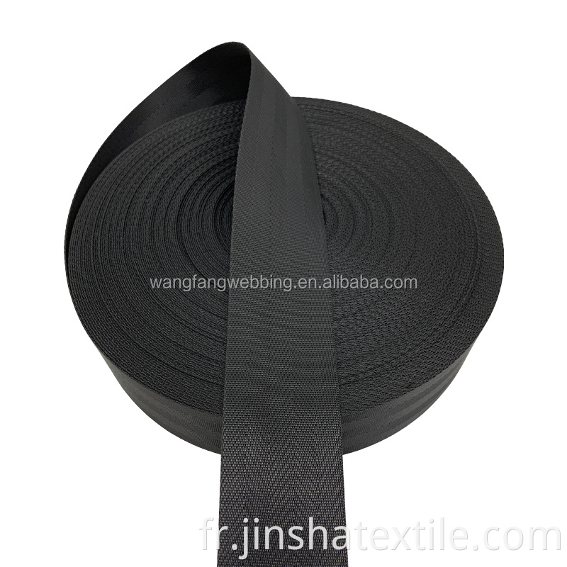 Bonne ceinture de sécurité à haute résistance en gros de 50 mm Lonebing en polyester pour la ceinture de sécurité de voiture